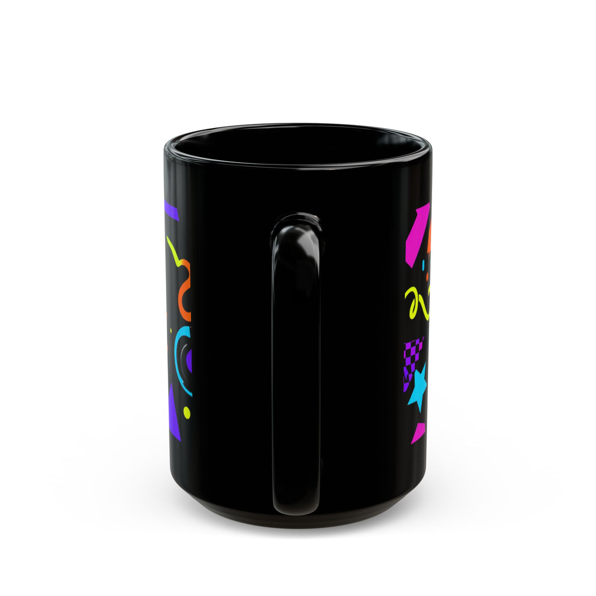 80's Retro Black Mug (11oz, 15oz)