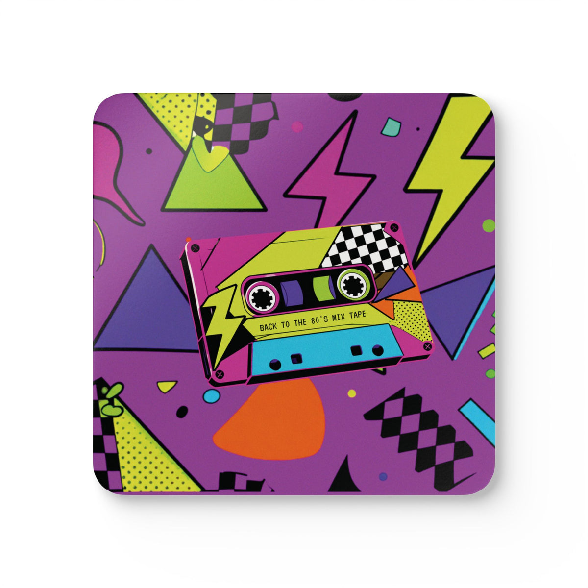 Single Album Geo 80's Coaster Set