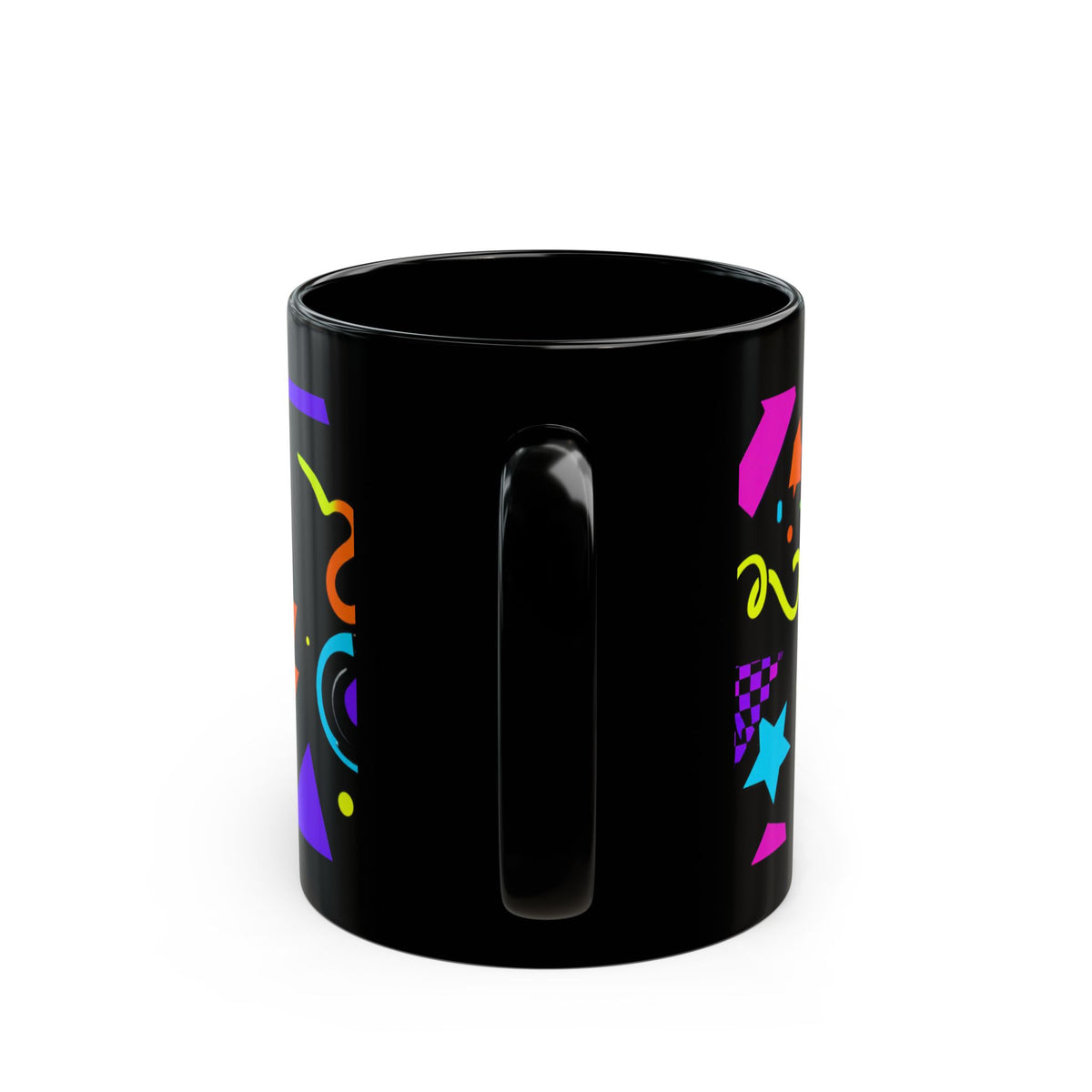 80's Retro Black Mug (11oz, 15oz)