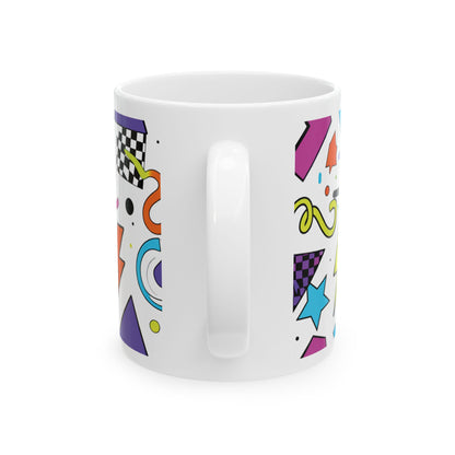 Retro Ceramic Mug, (11oz, 15oz)