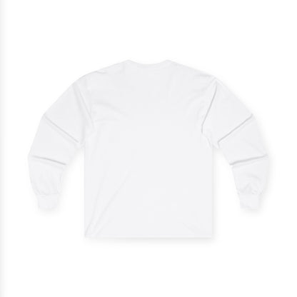 Retro Geometric Long Sleeve Tee — 80s Memphis Pattern Graphic