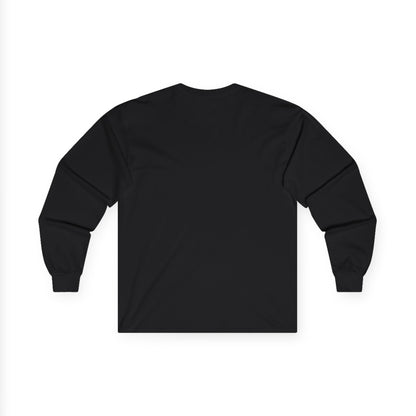 Retro Geometric Long Sleeve Tee — 80s Memphis Pattern Graphic