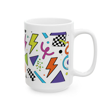 Retro Ceramic Mug, (11oz, 15oz)