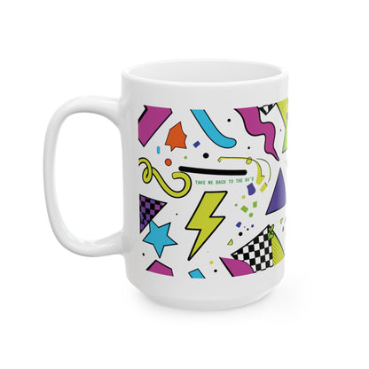 Retro Ceramic Mug, (11oz, 15oz)