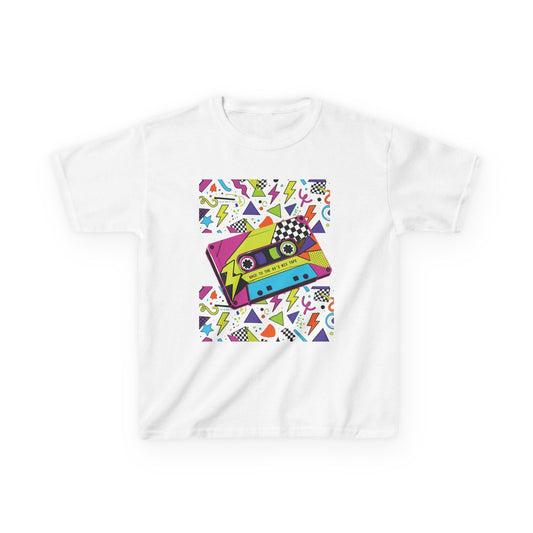 Kids T-Shirt — Retro Cassette Tape 80s Kids Tee