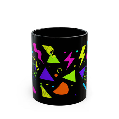 80's Retro Black Mug (11oz, 15oz)
